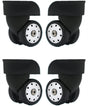 Replacement Luggage Wheels W046# S Size (Di Long) Replacement Plastic Wheels/Luggage Spinner Wheels (2 V1188-WTJ-SJH-0750