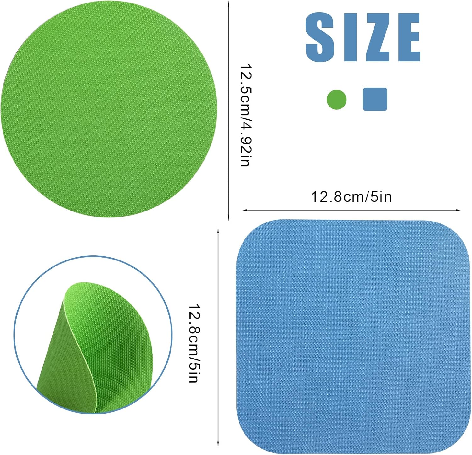 4pcs Jar Opener, Rubber, Multi-function Silicone Bottle Opener for Seniors with Arthritis Weak Hands Lid Cap V1188-WTJ-SJH-1239