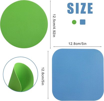 4pcs Jar Opener, Rubber, Multi-function Silicone Bottle Opener for Seniors with Arthritis Weak Hands Lid Cap V1188-WTJ-SJH-1239