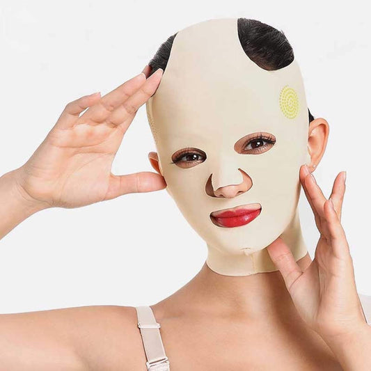 3D Reusable Breathable Beauty Women Anti Wrinkle Slimming Bandage V Shaper Full Face Lift Sleeping Mask V1188-WTJ-SJH-1448