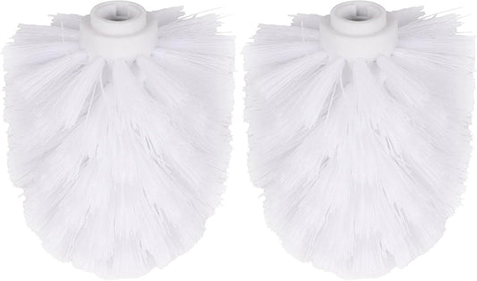 2pcs Toilet Bowl Brush Replacement Head, Universal Toilet Brush Head, Plastic Replacement Toilet Bowl Brush V1188-WTJ-SJH-1970