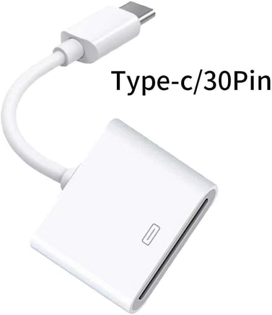 for Apple 30pin Female to USB 3.1 Type-C USB-C Sync Data Charging Adapter Cable Cell Phone OTG Adapters USB V1188-WTJ-SJH-2018