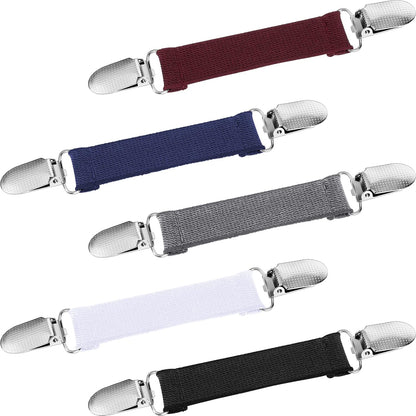 5 Pcs Fit Dress Cinch Clips Set Retro Cardigan Collar Back Cinch Shawl Clip V1188-WTJ-TLK-0036