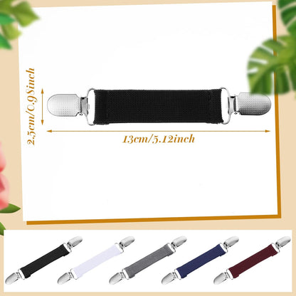 5 Pcs Fit Dress Cinch Clips Set Retro Cardigan Collar Back Cinch Shawl Clip V1188-WTJ-TLK-0036