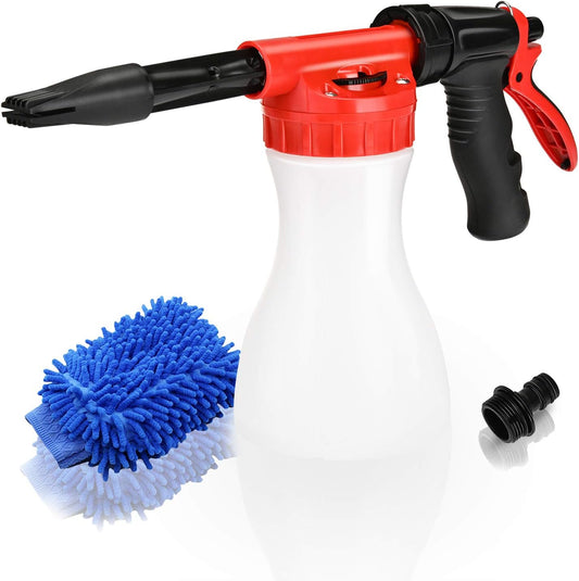 Car Foam Gun, - Adjustable Ratio Dial Car Snow Soap Gun Fit Low Water Pressure Universal Standard Garden V1188-WTJ-TLK-0130