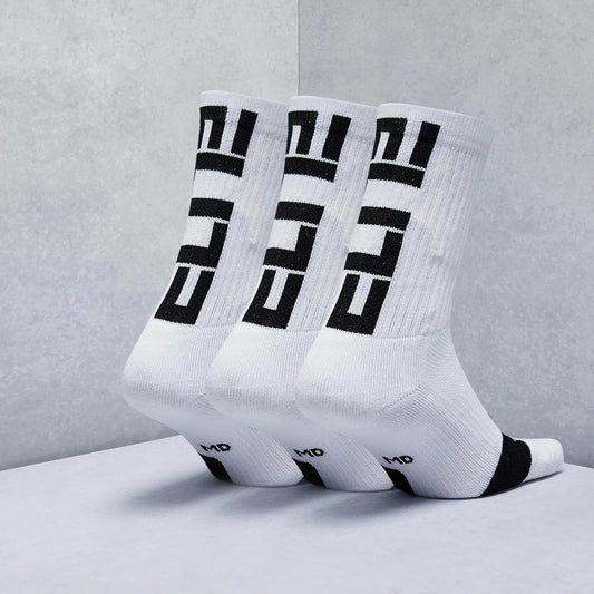 Elite Basketball Crew Socks for Men and Women, Cushion Performance Athletic Basketball Socks V1188-WTJ-TLK-0134