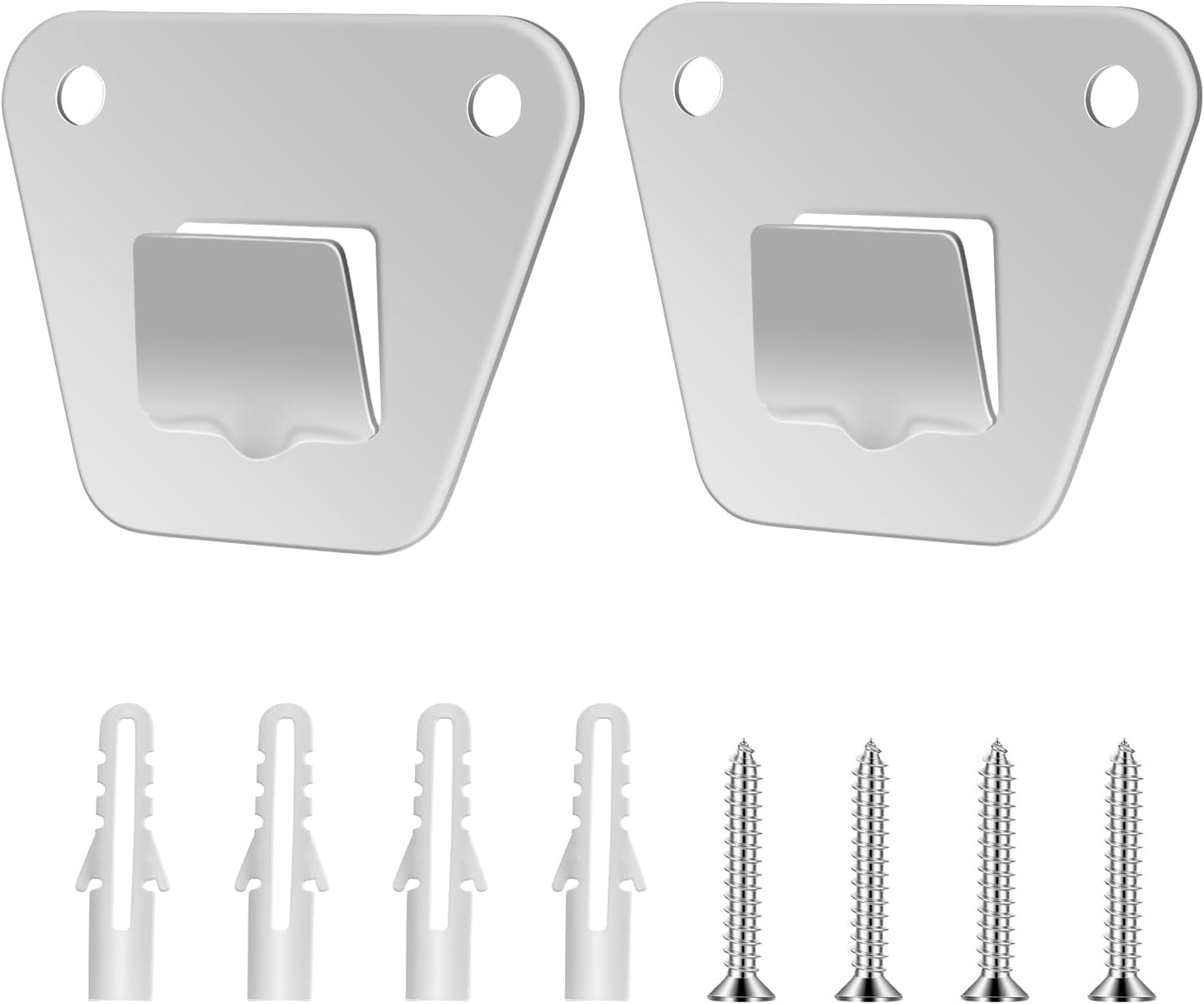2-Set Wall Mounting Fan Bracket, Heavy Duty Wall Mounting Fan Bracket Holders for Oscillation Fans Solid V1188-WTJ-TLK-0548
