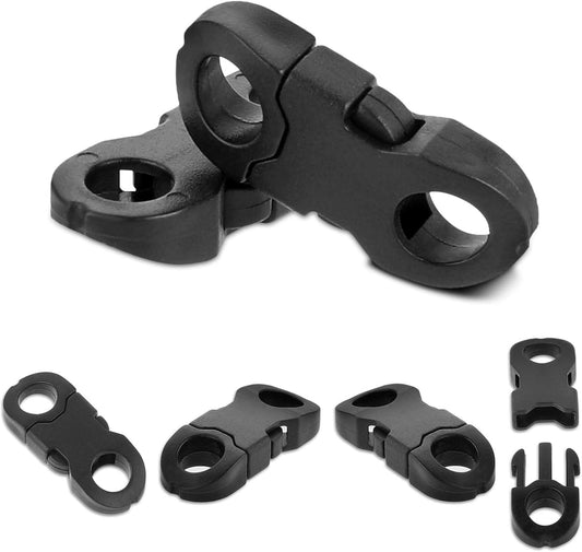 25 Pcs Paracord Necklace Clasps 6mm Hole Breakaway Side Release Plastic Buckle Paracord Accessories Easy Open V1188-WTJ-TLK-0571