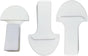 Toilet Seat Handle - Lift More, Less Mess -Easy Application 3 Pack White V1188-WTJ-TLK-0786