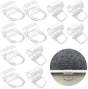 12 Pack Roller Shades Pull Down Clips Cordless Pleated Window Shades Handle Window Shade Pulls Blinds Shades V1188-WTJ-TLK-1121