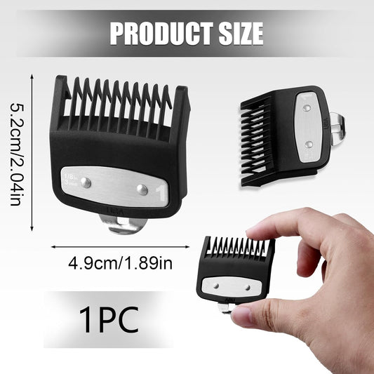 Replacement for Wahl 1 Premium Clipper Guard Clip Guide Metal #3354-100 1/8" 3mm Premium Metal Clipper Guard V1188-WTJ-TLK-1329
