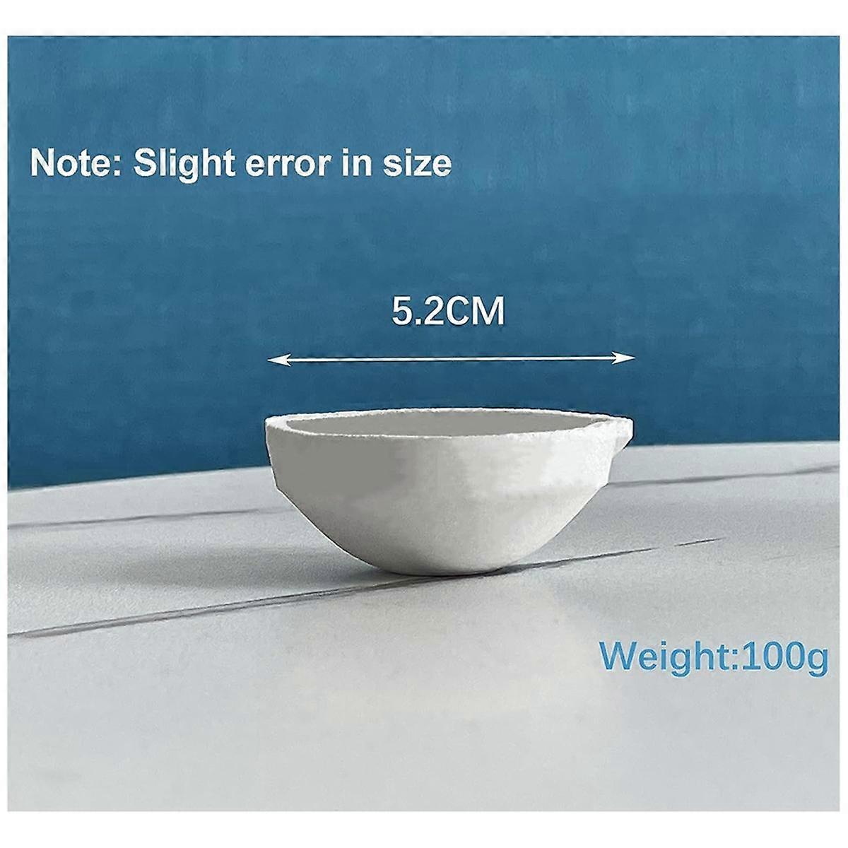 Small Melting Ceramic Crucible Dish Cup Set with Whip Tongs Handle 2A Melting Ceramic Crucible Set V1188-WTJ-TLK-1598