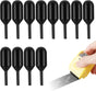 Identity Theft Protection 12 Pcs Roller Stamps Replacement Refills for Confidential Privacy Security, Black V1188-WTJ-YL-2427