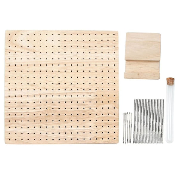 Boutique Wooden Crochet Blocking Board Knitting Blocking Mat with Bar Needles for Knitting & Crocheting V1188-XJCJ-100386