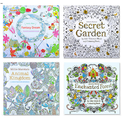 Coloring Book for Stress Relief - Adult Edition - Hand Painted Mandalas for Coloring V1188-XJCJ-101818