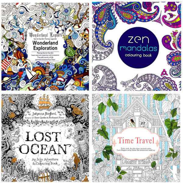 Coloring Book for Stress Relief - Adult Edition - Hand Painted Mandalas for Coloring V1188-XJCJ-101818