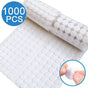Velcro 10mm Round Self Adhesive 1000pcs White Nylon Silent Hook and Loop Fasteners for Kids Early Education V1188-XJCJ-102381