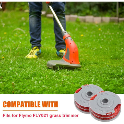4-pack string trimmer line spool for Flymo FLY021 brush cutter line spool replacement spool for Flymo string V1188-XJCJ-102769