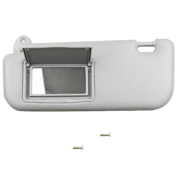 Compatible Car Visor for 2014 2015 2016 2017 with Mirror Gray Accessories 74320-02B21 74310-02K91 V1188-XJCJ-106103