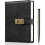 Diary with Lock, A5 PU Leather Journal with Lock, 240 Pages, Vintage Lock Journal Password Protected Notebook V1188-XJCJ-119230