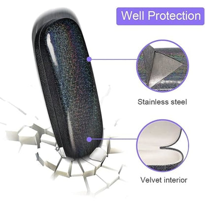 (4 pcs) Glasses Case, Unisex Hard Shell Glasses Case Protect V1188-XJCJ-136583