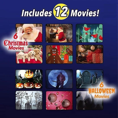 Christmas and Halloween Hologram Projector Window Projector LED V1188-XJCJ-142427