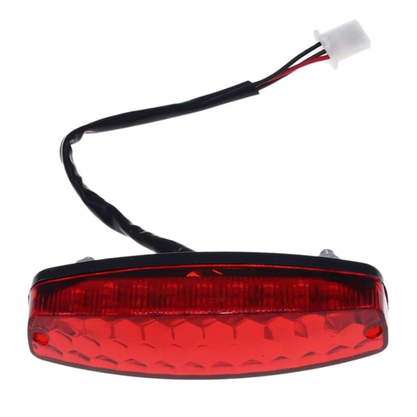 Motorcycle Tail Light Brake Light 12V Red Compatible with ATV Off-Road Motorcycle V1188-XJEE-13843-1