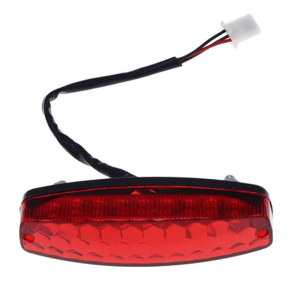 Motorcycle Tail Light Brake Light 12V Red Compatible with ATV Off-Road Motorcycle V1188-XJEE-13843-1