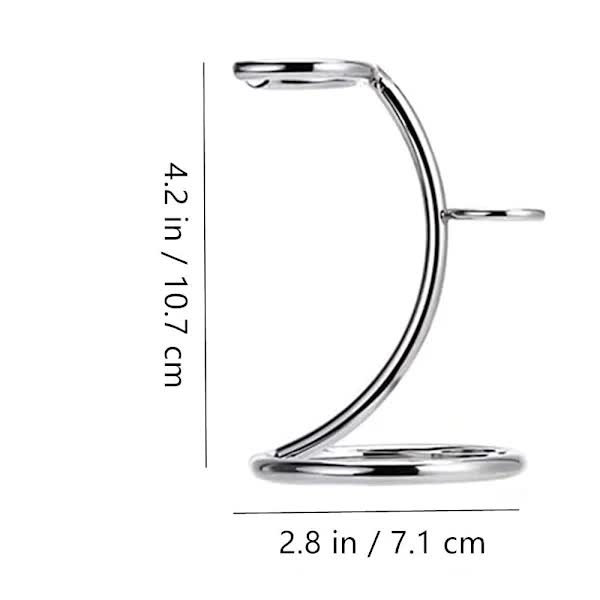 Stainless Steel Razor and Brush Holder Stand Organizer Storage V1188-XJFD-2539-1