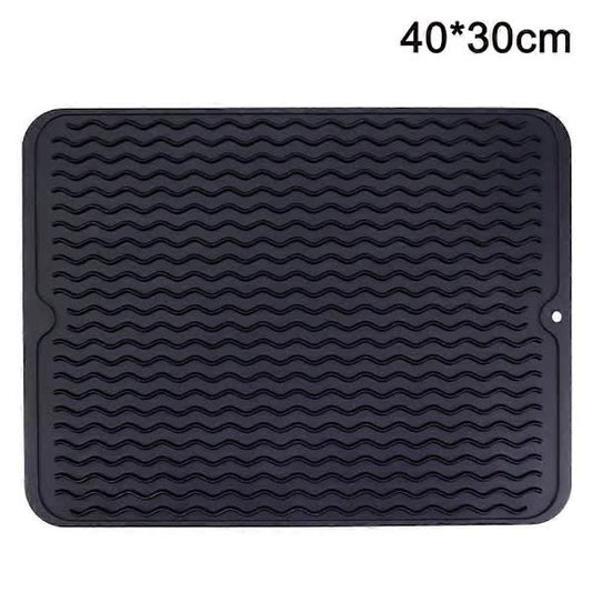 Non-Slip Silicone Dish Drain Mats 2 Pack V1188-XJQQ-14966-1