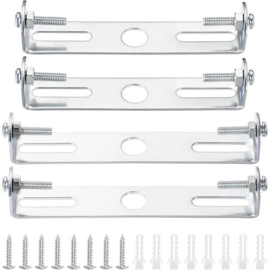 [xj]4pcs Ceiling Plate Light Bracket Ceiling Mount Hanging Lamp Holder for Wall or Ceiling Mounted Lamp V1188-XJQQ-3704-1