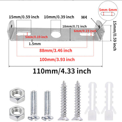 [xj]4pcs Ceiling Plate Light Bracket Ceiling Mount Hanging Lamp Holder for Wall or Ceiling Mounted Lamp V1188-XJQQ-3704-1