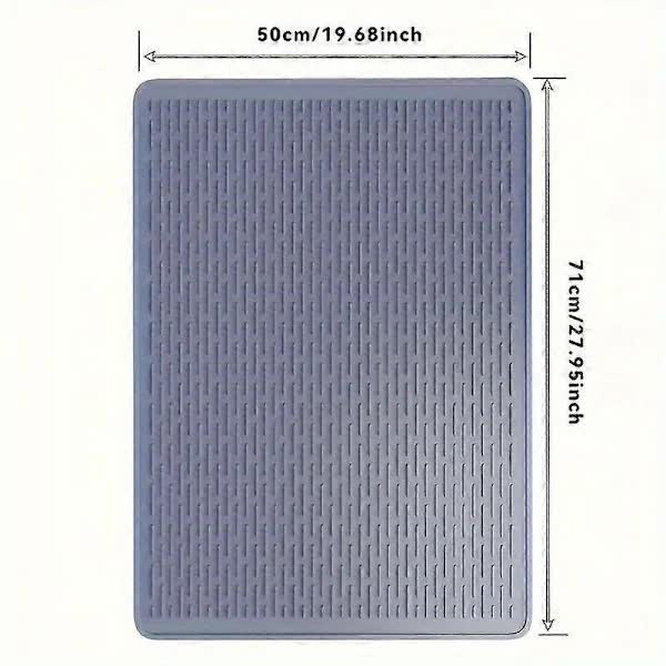 Extra Large Silicone Stove Protector Mat, Heat Resistant Non-Slip Kitchen Dish Mat for Electric Stove in Black V1188-XJQQ-50741-1