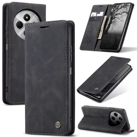 Xiaomi Redmi 14C Phone Case Leather Compatible with Xiaomi Card Holder Stand Multicolor Style CASEME 013 V1188-XY-Y915-00203-1