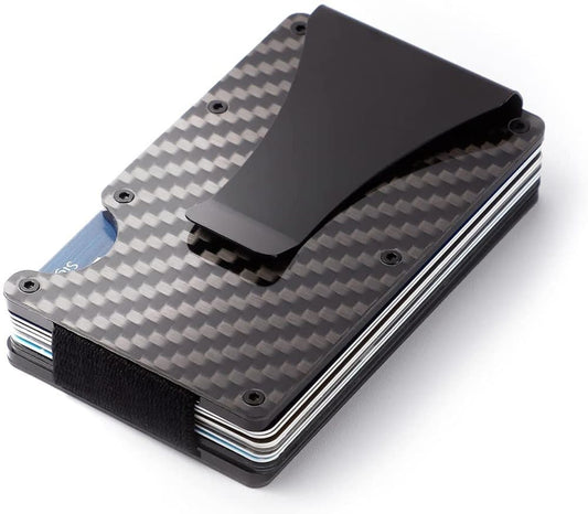 Best selling product!!! Carbon fiber RFID Card holder Black - Christmas gift One size V1188-XYFN-5500228-1