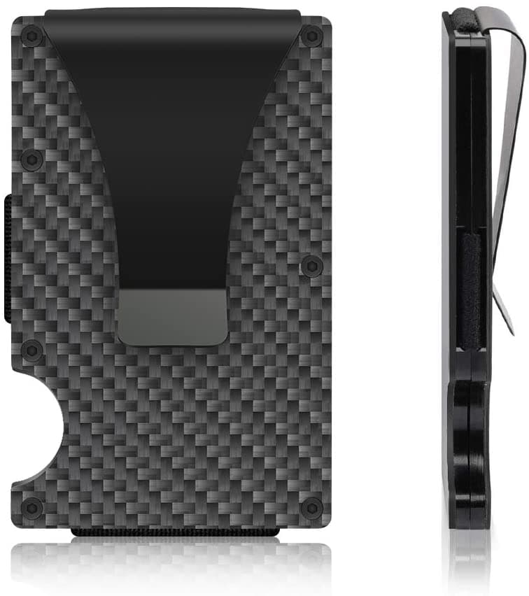 Best selling product!!! Carbon fiber RFID Card holder Black - Christmas gift One size V1188-XYFN-5500228-1