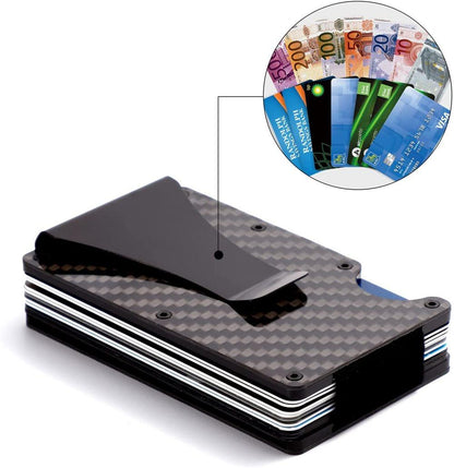 Best selling product!!! Carbon fiber RFID Card holder Black - Christmas gift One size V1188-XYFN-5500228-1