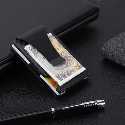 Best selling product!!! Carbon fiber RFID Card holder Black - Christmas gift One size V1188-XYFN-5500228-1