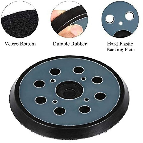 125mm Sanding Disc 8-Hole 2 pcs with Dwe6423 Dwe6421 Compatible Sandpaper Accessories V1188-XYFN-5500777-1