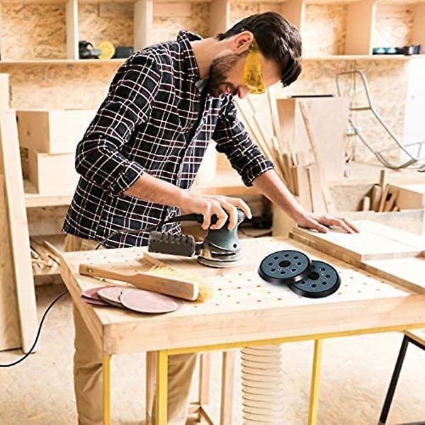 125mm Sanding Disc 8-Hole 2 pcs with Dwe6423 Dwe6421 Compatible Sandpaper Accessories V1188-XYFN-5500777-1