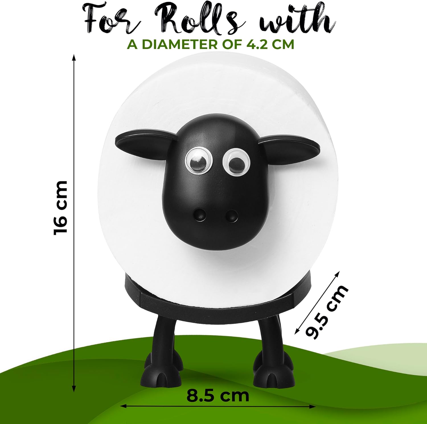 Toilet Paper Holder Set of 3 Sheep Cute Bathroom Decor V1188-XYFN-5501097-1