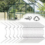 Greenhouse Clamps 50-Pack Stainless Steel W-Clamps V1188-XYFN-5501494-1