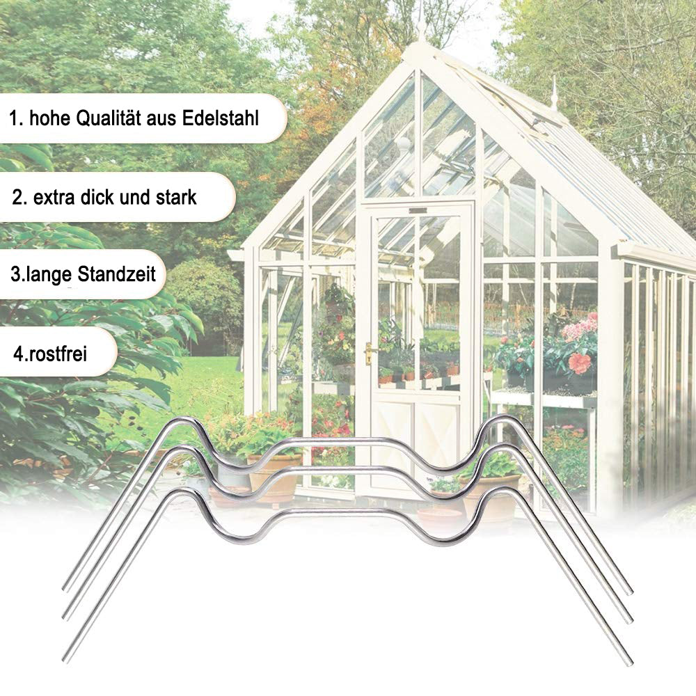 Greenhouse Clamps 50-Pack Stainless Steel W-Clamps V1188-XYFN-5501494-1