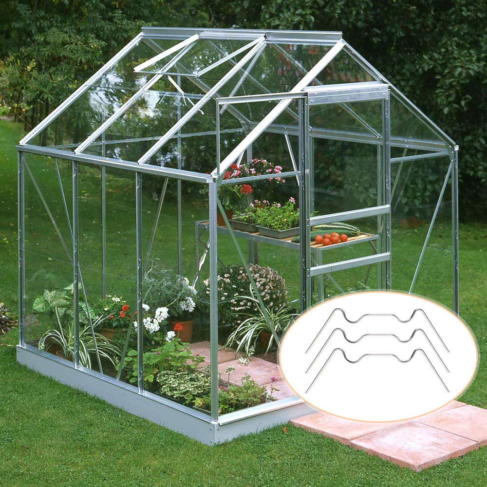 Greenhouse Clamps 50-Pack Stainless Steel W-Clamps V1188-XYFN-5501494-1