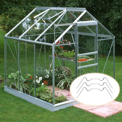 Greenhouse Clamps 50-Pack Stainless Steel W-Clamps V1188-XYFN-5501494-1
