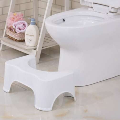Toilet Stool - For constipation relief - Squatty Potty white 750 V1188-XYFN-6600172-1