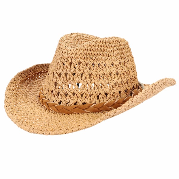 Cowboy Straw Hat Wide Brim Summer Sun Hat for Women and Men V1188-XYFN-6603135-1