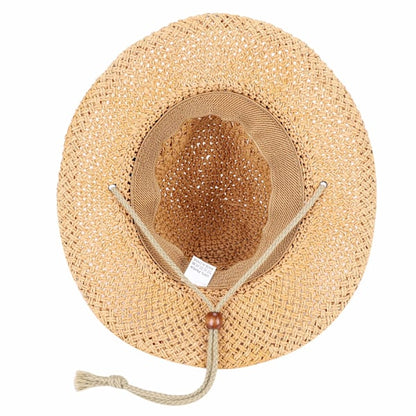 Cowboy Straw Hat Wide Brim Summer Sun Hat for Women and Men V1188-XYFN-6603135-1