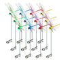 12pcs Artificial 3D Dragonfly Clips for Outdoor Garden Decor, Gardening V1188-XYFN-7700550-1