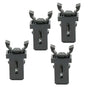 4pcs/set Replacement Car Sunglasses Holder Upper Console Latch for Most Trash Fk V1188-XYFN-7700617-1